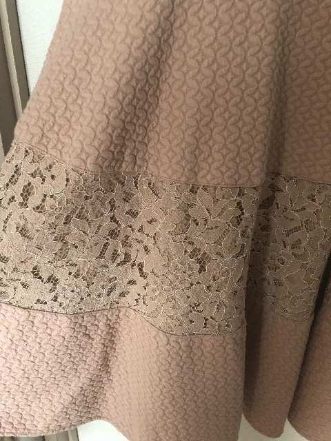 美品アナイ ブリスタJQレースフレアーワンピース38 < ブランド  美品アナイ ブリスタJQレースフレアーワンピース38 < ブランドの