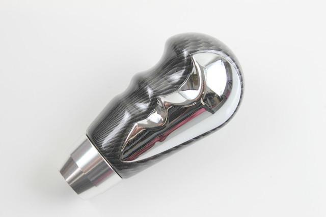 汎用シフトノブ type18 カーボン調Xクロムメッキ < 自動車/バイク 汎用シフトノブ type18 カーボン調Xクロムメッキ < 自動車/バイク
