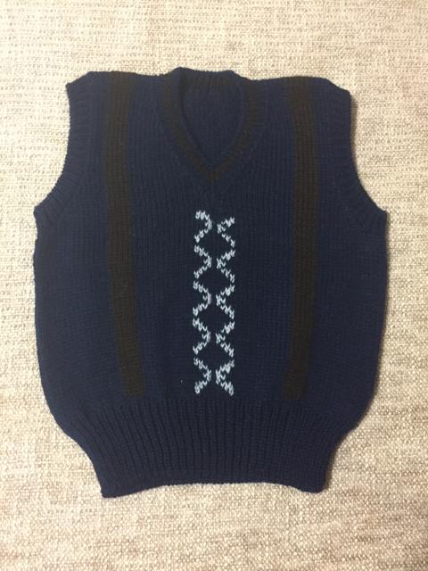 682.編み機☆V襟ベスト☆チョッキ☆ネイビー系 < ペット/手芸/園芸  682.編み機☆V襟ベスト☆チョッキ☆ネイビー系  < ペット/手芸/園芸の
