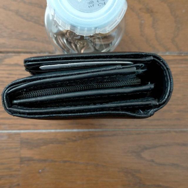 折財布 ブラック look  美品 < 女性ファッション  折財布 ブラック look  美品 < 女性ファッションの