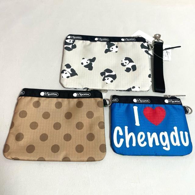 ★新品★LeSportsac レスポートサック パンダ 3連ポーチ コスメポーチ 3455 セット 送料無料 < 女性ファッション  ★新品★LeSportsac レスポートサック パンダ 3連ポーチ コスメポーチ 3455 セット 送料無料 < 女性ファッションの