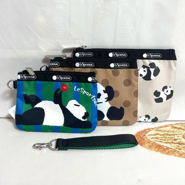 ★新品★LeSportsac レスポートサック パンダ 3連ポーチ コスメポーチ 3455 セット 送料無料 < 女性ファッション  ★新品★LeSportsac レスポートサック パンダ 3連ポーチ コスメポーチ 3455 セット 送料無料 < 女性ファッションの