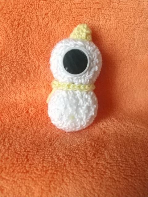 雪だるま編みぐるみマグネット(マフラーレモンイエロー) < ペット/手芸/園芸  雪だるま編みぐるみマグネット(マフラーレモンイエロー) < ペット/手芸/園芸の