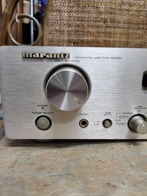 必見!デッドストック同然.リモコン付!マランツプリメインアンプPM-4001 < 家電/AV  必見!デッドストック同然.リモコン付!マランツプリメインアンプPM-4001 < 家電/AVの
