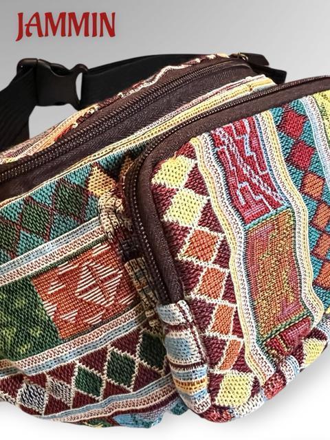 織り柄ウエストバッグ アジアン ボディバッグ 男女兼用 エスニック < 男性ファッション 織り柄ウエストバッグ アジアン ボディバッグ 男女兼用 エスニック < 男性ファッションの