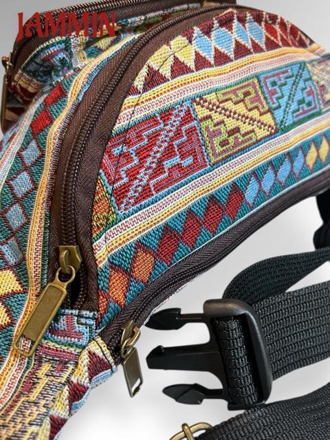 織り柄ウエストバッグ アジアン ボディバッグ 男女兼用 エスニック < 男性ファッション 織り柄ウエストバッグ アジアン ボディバッグ 男女兼用 エスニック < 男性ファッションの