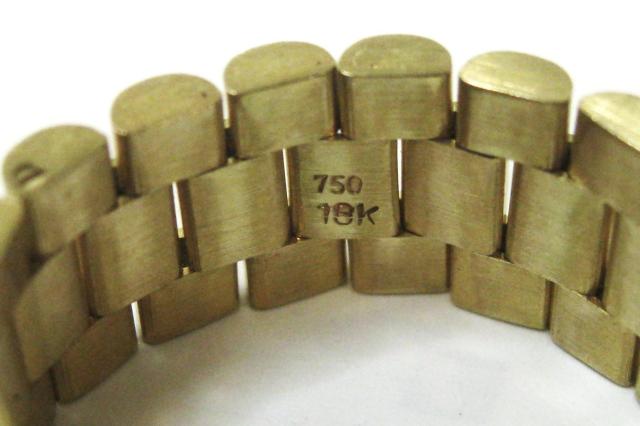 美品18K 750 18金 ダイヤ36ヶ入サイズ#22〜22.5 2コマ外せます < 女性アクセサリー/時計  美品18K 750 18金 ダイヤ36ヶ入サイズ#22〜22.5 2コマ外せます < 女性アクセサリー/時計の