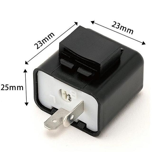 バイク用ウインカーリレーL2ピン 速度調節付 LEDハイフラ防止LEDウインカーリレー ICウインカーリレー スピードコントロール < 自動車/バイク バイク用ウインカーリレーL2ピン 速度調節付 LEDハイフラ防止LEDウインカーリレー ICウインカーリレー スピードコントロール < 自動車/バイク