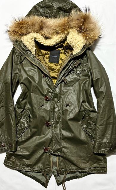 美品 ABAHOUSE アバハウス 定価5万円程 ファー 毛皮 モッズコート N-3B ミリタリー ジャケット キレカジ セレクト < 男性ファッション 美品 ABAHOUSE アバハウス 定価5万円程 ファー 毛皮 モッズコート N-3B ミリタリー ジャケット キレカジ セレクト < 男性ファッションの