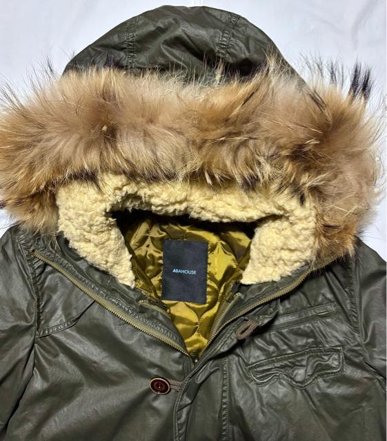 美品 ABAHOUSE アバハウス 定価5万円程 ファー 毛皮 モッズコート N-3B ミリタリー ジャケット キレカジ セレクト < 男性ファッション 美品 ABAHOUSE アバハウス 定価5万円程 ファー 毛皮 モッズコート N-3B ミリタリー ジャケット キレカジ セレクト < 男性ファッションの