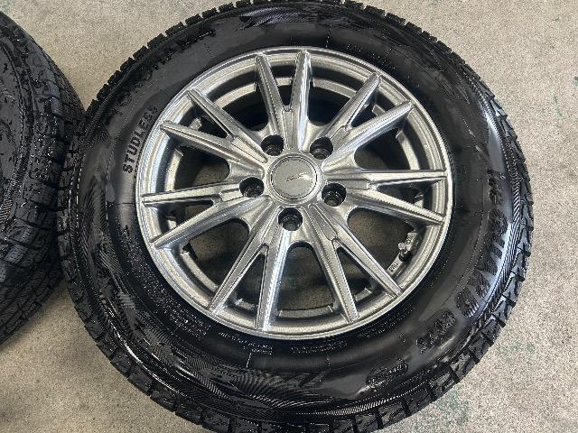 0092472)���Y���ÃX�^�b�h���X�^�C�����R�n�}�A�C�X�K�[�h4�{���i�A���~�z�C�[���Z�b�g�p�W�F���~�j175/80R15�������� �� ������/�o�C�N