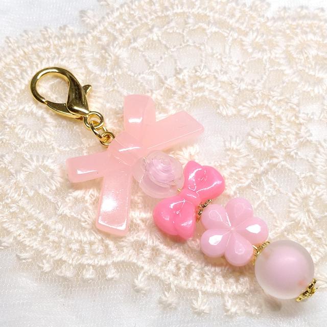 ハンドメイド☆少し大きめカニカン☆ビーズチャーム < 女性ファッション ハンドメイド☆少し大きめカニカン☆ビーズチャーム < 女性ファッションの