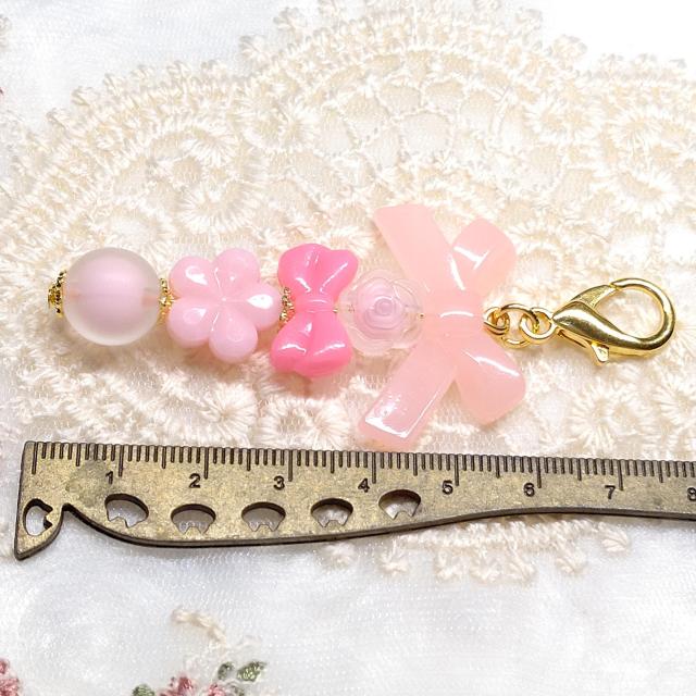 ハンドメイド☆少し大きめカニカン☆ビーズチャーム < 女性ファッション ハンドメイド☆少し大きめカニカン☆ビーズチャーム < 女性ファッションの