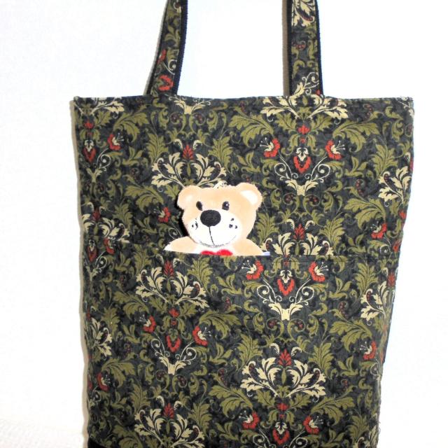 �y�k�z�y�i�C�����L���g���n�ӂ��肭������z��Antique Flower��forest animals�����n���G�R�o�b�O�@�T�u �� �����t�@�b�V������ 