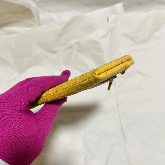 高級 オーストリッチ L字ファスナー財布 イエロー 本革 薄型 金運 訳あり < 女性ファッション 高級 オーストリッチ L字ファスナー財布 イエロー 本革 薄型 金運 訳あり < 女性ファッションの