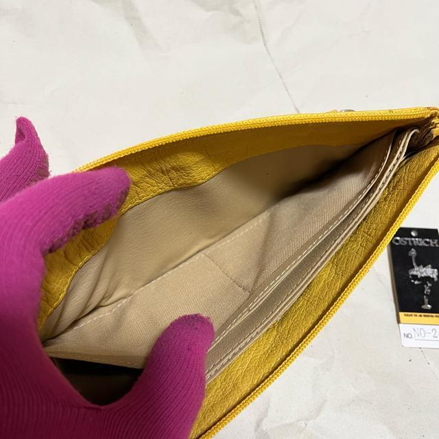 高級 オーストリッチ L字ファスナー財布 イエロー 本革 薄型 金運 訳あり < 女性ファッション 高級 オーストリッチ L字ファスナー財布 イエロー 本革 薄型 金運 訳あり < 女性ファッションの