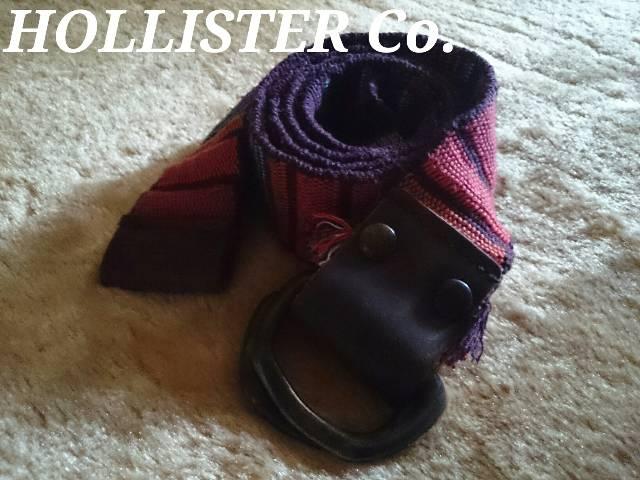 【Hollister】ホリスター Vintage レザー×コットン コンビベルト 34/ネイティブ柄 < ブランド 【Hollister】ホリスター Vintage レザー×コットン コンビベルト 34/ネイティブ柄 < ブランドの