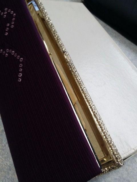 アンティーク♪未使用・超美麗クラッチバック【紫】和装party < 女性ファッション  アンティーク♪未使用・超美麗クラッチバック【紫】和装party < 女性ファッションの