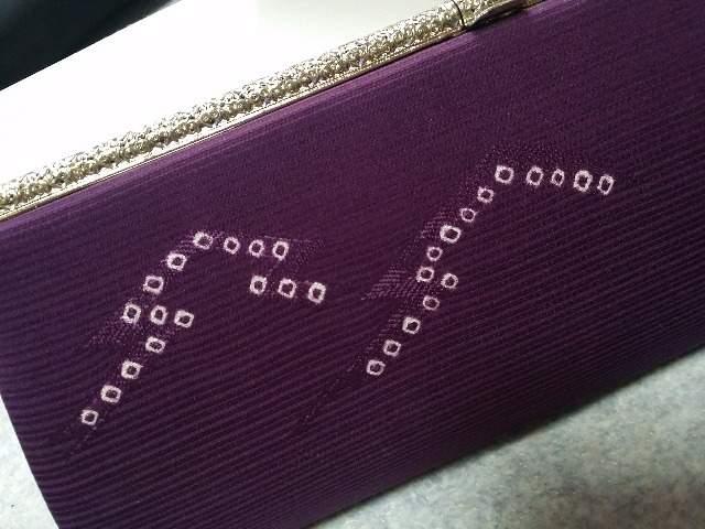 アンティーク♪未使用・超美麗クラッチバック【紫】和装party < 女性ファッション  アンティーク♪未使用・超美麗クラッチバック【紫】和装party < 女性ファッションの