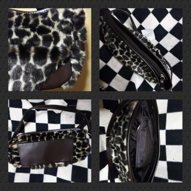 新品タグ付★アニマル柄フェイクファーミニバッグ < 女性ファッション  新品タグ付★アニマル柄フェイクファーミニバッグ < 女性ファッションの