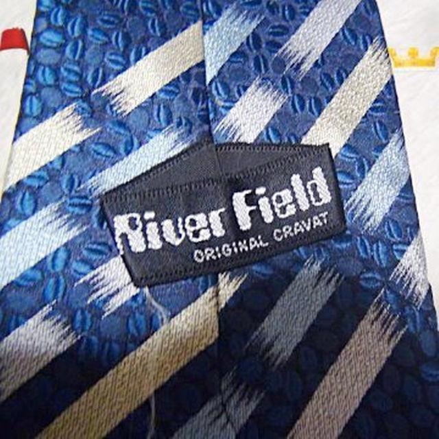 Riuer Fieldのシルクのネクタイ !。 < 男性ファッション  Riuer Fieldのシルクのネクタイ !。 < 男性ファッションの