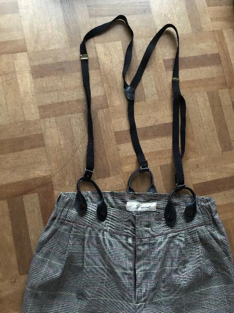 スナイデル グレンチェックサスペンダー付きパンツ < ブランド  スナイデル グレンチェックサスペンダー付きパンツ < ブランドの