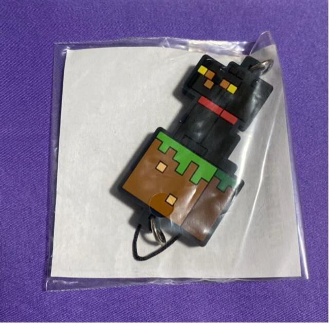 フリューくじ マインクラフト つながるラバーストラップ ネコ < アニメ/コミック/キャラクター  フリューくじ マインクラフト つながるラバーストラップ ネコ  < アニメ/コミック/キャラクターの