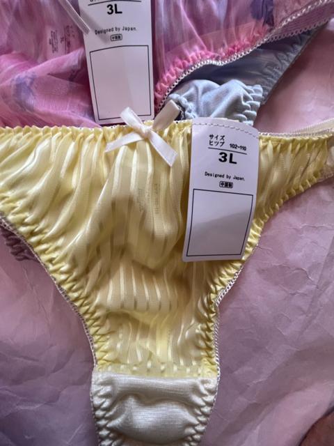 3Lサイズ!5枚セット!光沢ツルツル素材!シフォン使い!高貴品格!色とりどり!エレガント!Tバックショーツ!No.空 < 女性ファッション  3Lサイズ!5枚セット!光沢ツルツル素材!シフォン使い!高貴品格!色とりどり!エレガント!Tバックショーツ!No.空 < 女性ファッションの