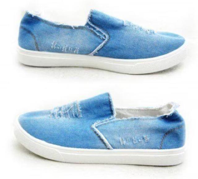 1円~C729新品Conlar Eveデニムスリッポンスニーカー25aL.BLUE♂ < 男性ファッション 1円~C729新品Conlar Eveデニムスリッポンスニーカー25aL.BLUE♂ < 男性ファッションの