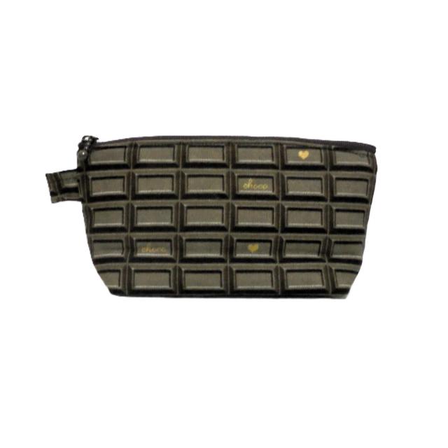 【19p幅】◆板チョコレート【ビター】◆ファスナーポーチ < 女性ファッション 【19p幅】◆板チョコレート【ビター】◆ファスナーポーチ < 女性ファッションの