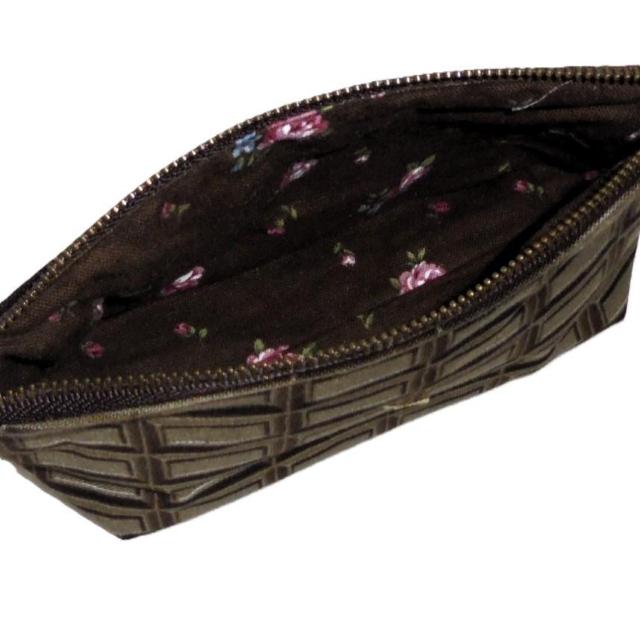 【19p幅】◆板チョコレート【ビター】◆ファスナーポーチ < 女性ファッション 【19p幅】◆板チョコレート【ビター】◆ファスナーポーチ < 女性ファッションの