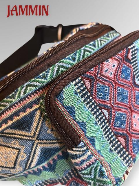 織り柄ウエストバッグ 男女兼用 ボディバッグ エスニック アジアン < 男性ファッション 織り柄ウエストバッグ 男女兼用 ボディバッグ エスニック アジアン < 男性ファッションの