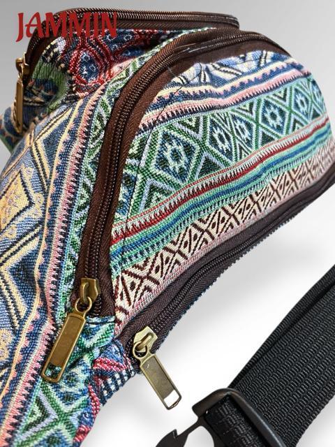 織り柄ウエストバッグ 男女兼用 ボディバッグ エスニック アジアン < 男性ファッション 織り柄ウエストバッグ 男女兼用 ボディバッグ エスニック アジアン < 男性ファッションの