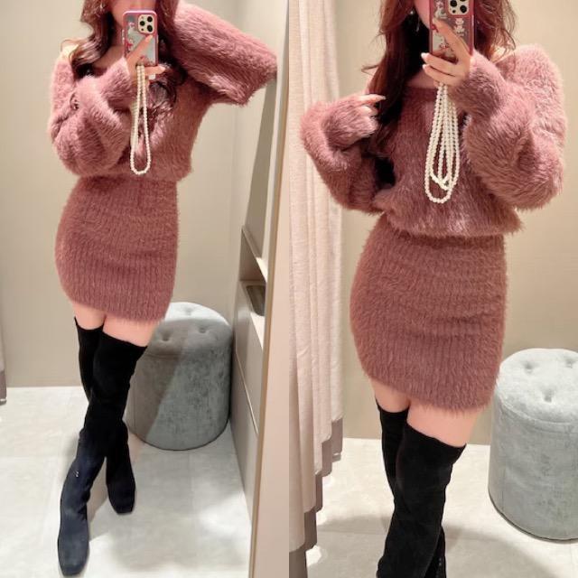 RESEXXY★シャギーニットワンピース★ < ブランド RESEXXY★シャギーニットワンピース★ < ブランドの