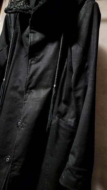 美品希少KMRIIケムリ LAYERED MODS COAT 2 BLACK < ブランド 美品希少KMRIIケムリ LAYERED MODS COAT 2 BLACK < ブランドの