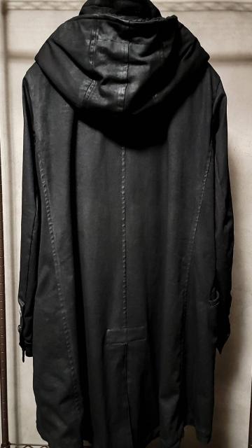 美品希少KMRIIケムリ LAYERED MODS COAT 2 BLACK < ブランド 美品希少KMRIIケムリ LAYERED MODS COAT 2 BLACK < ブランドの