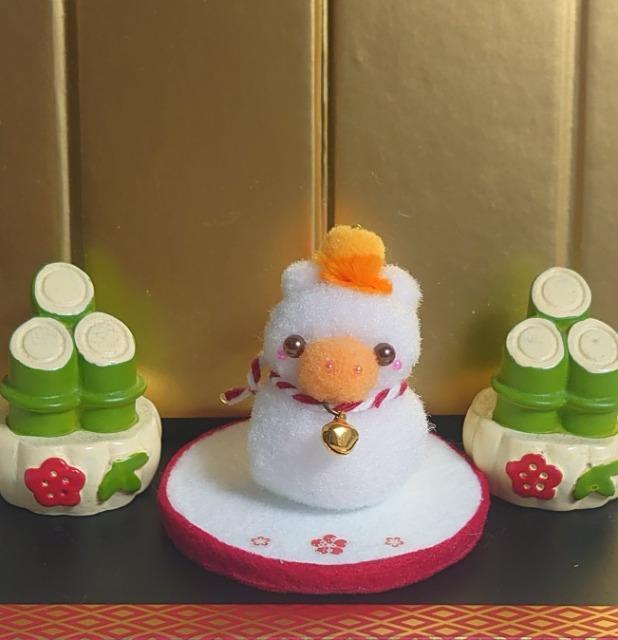 ハンドメイド♪ポンポンマスコット『午年☆カラフルぽに鏡餅』橙 < ペット/手芸/園芸 ハンドメイド♪ポンポンマスコット『午年☆カラフルぽに鏡餅』橙 < ペット/手芸/園芸の