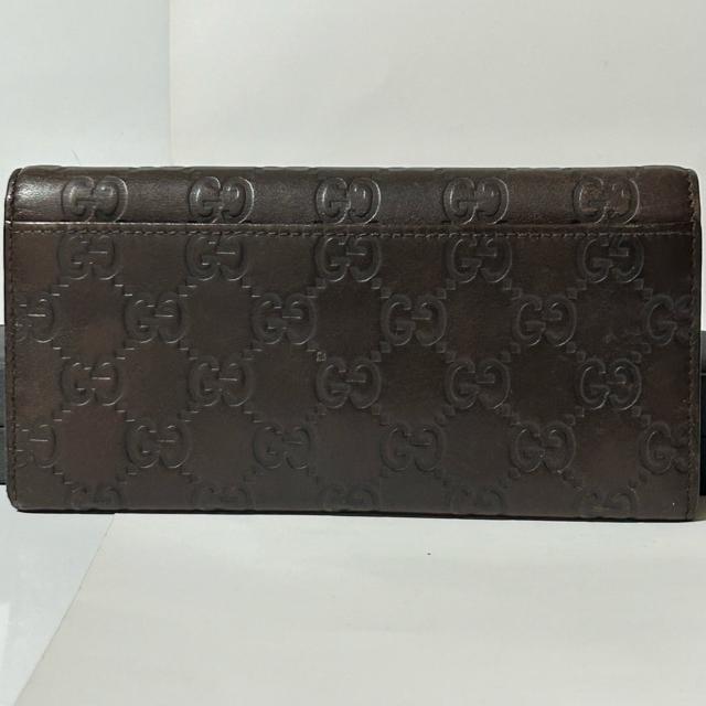 GUCCI �O�b�` 146229�E2149 �O�b�`�V�} ���U�[ ��܂蒷���z �u���E�� �� �u�����h�� 