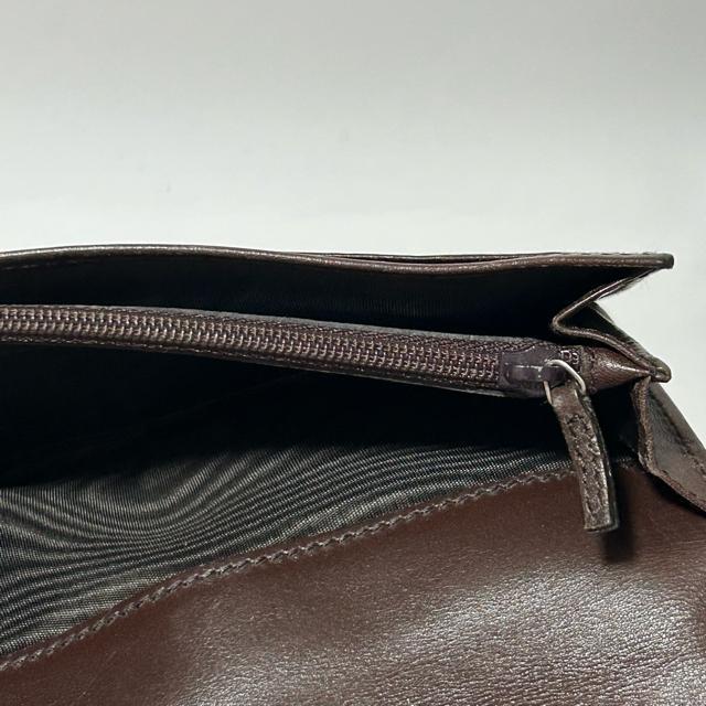 GUCCI �O�b�` 146229�E2149 �O�b�`�V�} ���U�[ ��܂蒷���z �u���E�� �� �u�����h�� 