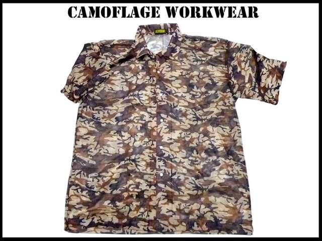 Vi ~^[Jt(5XL) Military Camoflage Shirt   jt@bV 