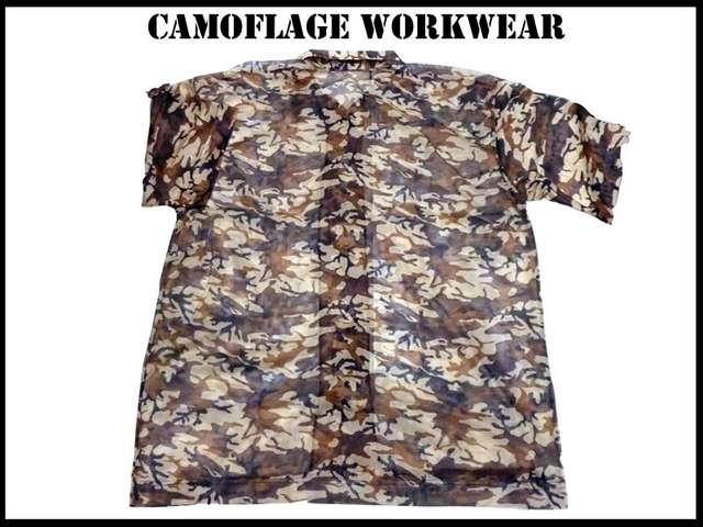 Vi ~^[Jt(5XL) Military Camoflage Shirt  jt@bV 