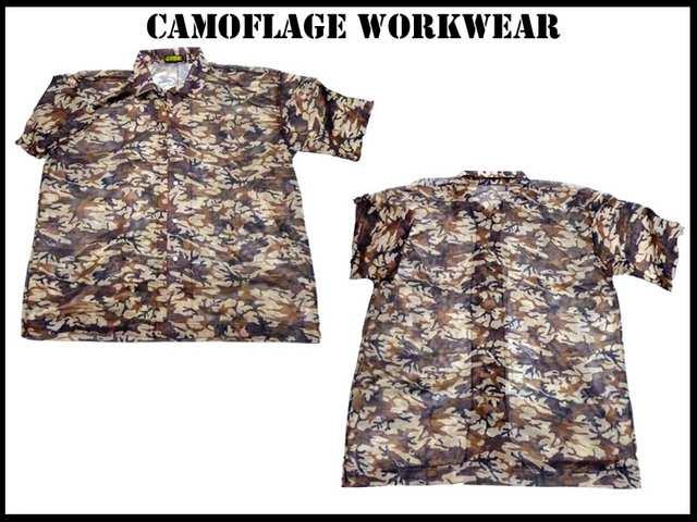 Vi ~^[Jt(5XL) Military Camoflage Shirt  jt@bV 