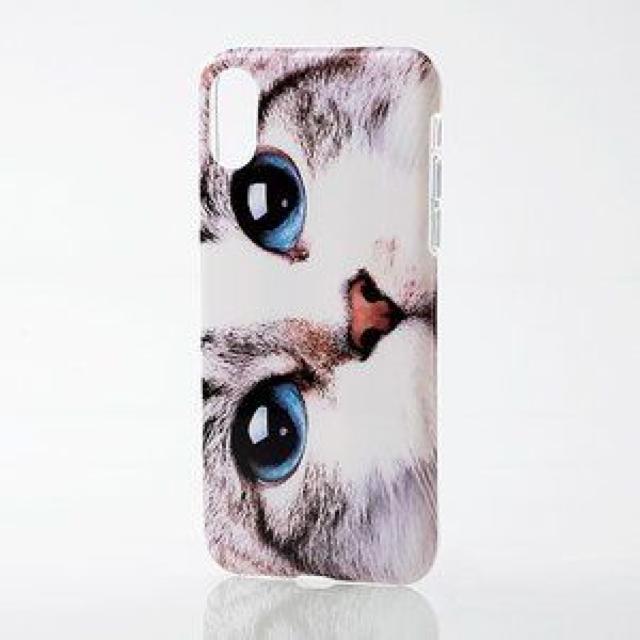 ELECOM iPhoneXS X animal eye TPU\tgP[X L  Ɠd/AV 