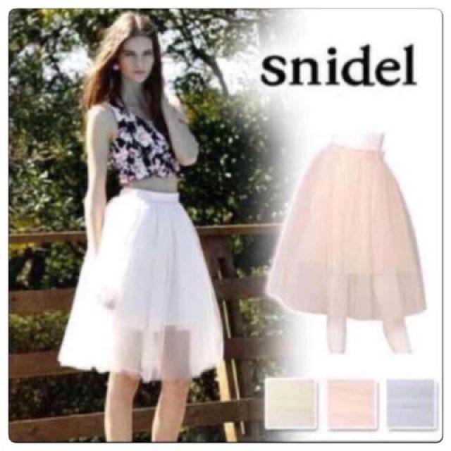 新品同様スナイデル snidel  チュールスカート < ブランド  新品同様スナイデル snidel  チュールスカート  < ブランドの