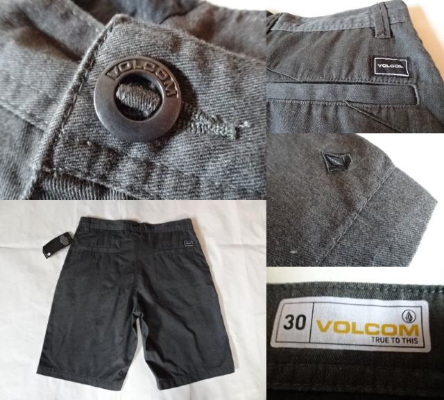 USA購入 ボルコム【VOLCOM】シンプルハーフパンツ30インチ灰黒 < ブランド  USA購入 ボルコム【VOLCOM】シンプルハーフパンツ30インチ灰黒 < ブランドの