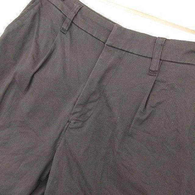 LEPSIM LOWRYS FARM ショートパンツ タック 無地 黒 M < 女性ファッション  LEPSIM LOWRYS FARM ショートパンツ タック 無地 黒 M < 女性ファッションの