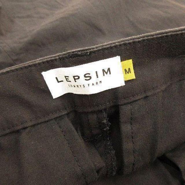 LEPSIM LOWRYS FARM ショートパンツ タック 無地 黒 M < 女性ファッション  LEPSIM LOWRYS FARM ショートパンツ タック 無地 黒 M < 女性ファッションの