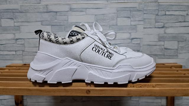 ☆VERSACE ヴェルサーチ ロゴ スニーカー/メンズ/8/27cm☆新作モデル < ブランド  ☆VERSACE ヴェルサーチ ロゴ スニーカー/メンズ/8/27cm☆新作モデル < ブランドの