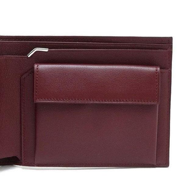 ◆ 本物 美品 ◆ カルティエ 2つ折り財布 小銭入れ付き マストライン カーフ ブラック 黒 保存袋 箱 人気 L3000595 < ブランド  ◆ 本物 美品 ◆ カルティエ 2つ折り財布 小銭入れ付き マストライン カーフ ブラック 黒 保存袋 箱 人気 L3000595 < ブランドの