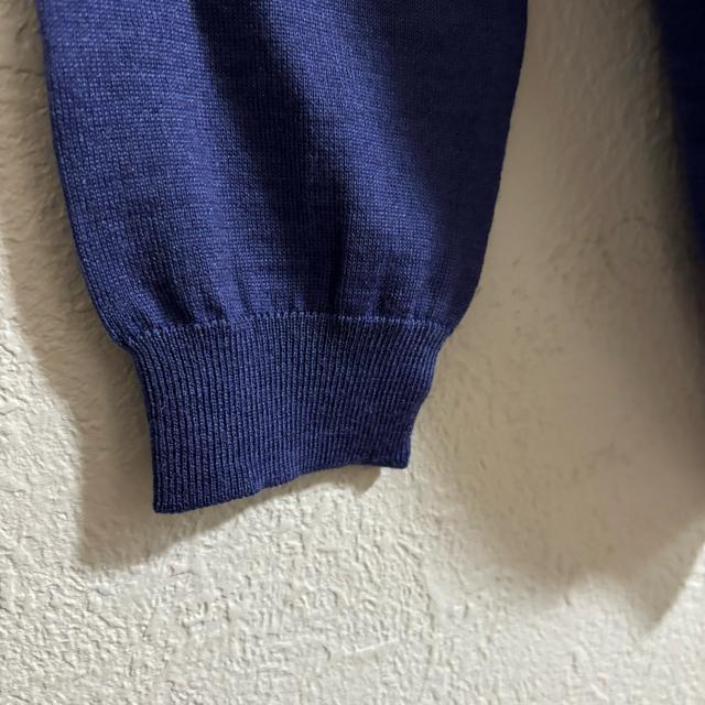 自由区 ニット セーター ウール Vネック レディース 藍色 長袖 < 女性ファッション 自由区 ニット セーター ウール Vネック レディース 藍色 長袖 < 女性ファッションの